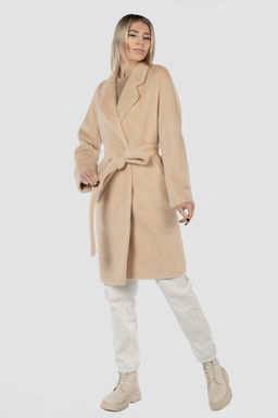 Пальто женское демисезонное (пояс) - El podio фото 10