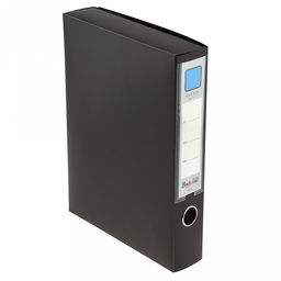 Папка-органайзер (короб) "Архивная" А4 23,4х31х5,5см, пластик, на липучке, цвет черный (Китай)