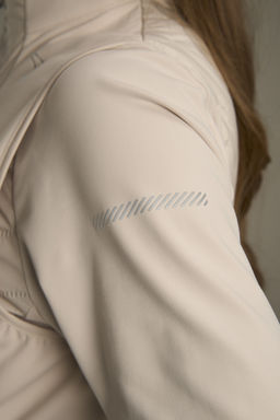 Жилет утепленный комбинированный Бежевый ANTA RUNNING Fleece Vest