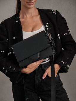 Сумка через плечо Deboro 30574 черная