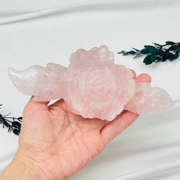 Цветок из Розового кварца