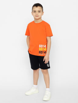 CRB wear/CSKB 63657-29 Футболка для мальчика,оранжевый/Ex.Cherubino  фото 2