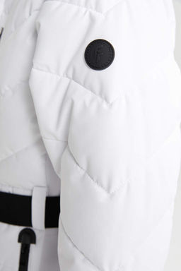 Водоотталкивающая парка узкого кроя с капюшоном DeFactoFit  фото 6