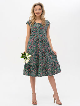 Сарафан хлопок 100%,зеленый - Binita фото 2