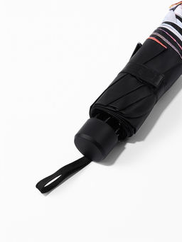 Зонт механический Цветочная картина, эпонж, 4 сложения, 8 спиц, R=48/55 см, d=96 см, МИКС