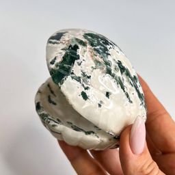 Морской Гребешок из Агата мохового - Радуга самоцветов фото 3