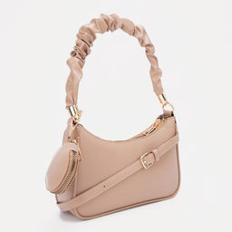 Сумка-багет, отдел на молнии, цвет бежевый - Simaland фото 2