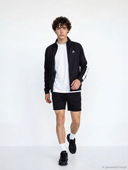 ?eritli Erkek Fermuarl? Sweatshirt