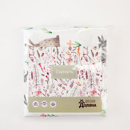 Скатерть пасхальная, Доляна Fluffy bunnies 220х144 см, 100% хлопок, 164 г/м2  фото 26