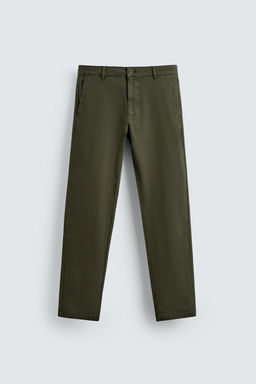 SKINNY FIT CHINO TROUSERS - Zara фото 15