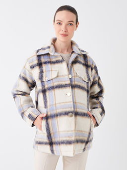 Ekose Desenli Uzun Kollu Hamile Ka?e Kaban