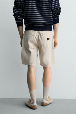 BERMUDA STRAIGHT FIT BOLSILLOS / Blanco - Zara фото 3