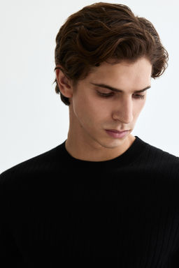 Camiseta de punto Slim Fit - H&m фото 5