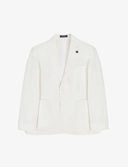 Ekru Slim Fit Keten Kar___ml_ Tak_m Elbise
