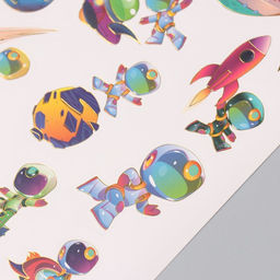 Фотоальбом на кольцах 25 листов Keep memories Покорение новых миров, с наклейками, тиснение серебро, 19?27?3 см  фото 5