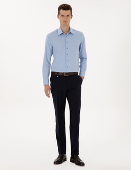 Lacivert Slim Fit Kuma_ Pantolon