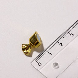 Замок магнитный «Конфета» (набор 2 шт.), цвет серебристо-золотой