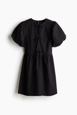 Vestido de popelina con triple lazada - H&m фото 2