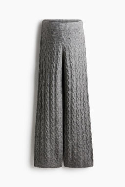 MAMA Pantalon en punto trenzado Before & After - H&m фото 5