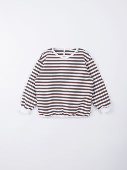 Свитшот облегченный Полоска Шоколад 7+