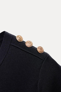 BOX PLEAT KNIT MINI DRESS - Zara фото 7