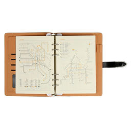 Органайзер на кольцах А5, 90 листов в линейку, с хлястиком, МИКС - Calligrata фото 15