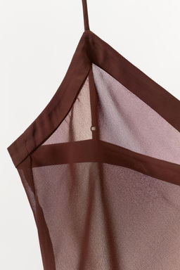 SATIN PIPING TOP - Zara фото 5