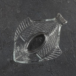 Салатник стеклянный Fish, 21×16 см