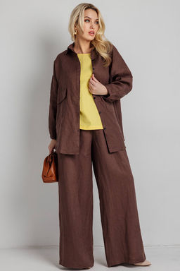 Блузка женская Р95098/01/Коричневый