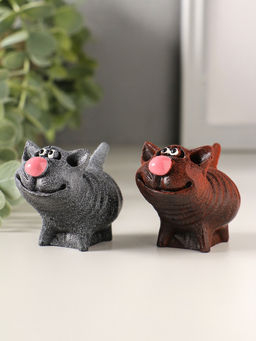 Фигурка «Кот Улыбка», 5×3.5×5.5 см, МИКС