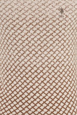 Мужской кремовый свитер из меланжевого трикотажа - U.s. polo assn фото 6