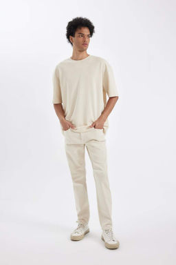 Узкие зауженные джинсовые брюки с нормальной талией и зауженной посадкой - Defacto фото 4