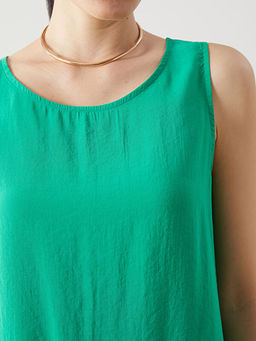 Bisiklet Yaka Elbise