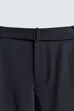 RELAXED FIT TROUSERS WITH BELT - Zara фото 7