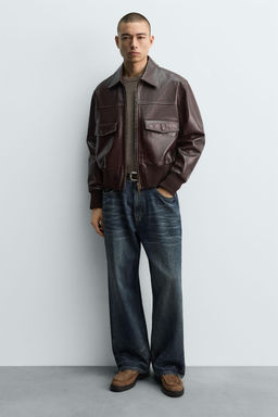 LEATHER BUCKLE SHOES - Zara фото 5