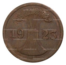 2 рентенпфеннига 1923 года А Германия