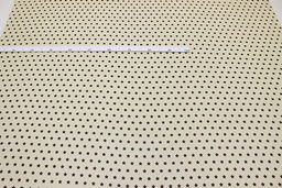 Фланель Темно-коричневые звездочки на св.телесно-желтом, ш.1.5м, хлопок-100%, 150гр/м.кв - Купава фото 2