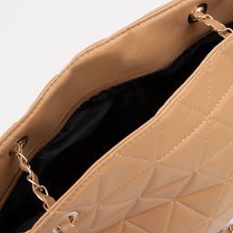 Сумка-шопер на молнии, цвет бежевый - Simaland фото 3