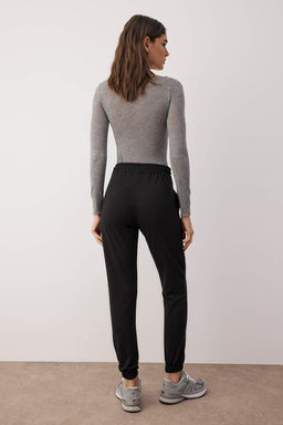 Siyah Basic Jogger Ince Orme Esofman Alt? Pantolon TWOAW21EA0194