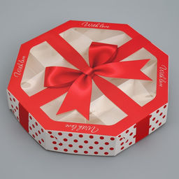 Цена за 5 шт. Коробка кондитерская складная, упаковка «Бантик», 27 х 27 х 5 см