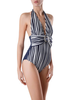 ESLI Купальник с моделирующим эффектом VIRGINIA синий