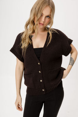 Жилет Pirs 6345 горький шоколад фото 6