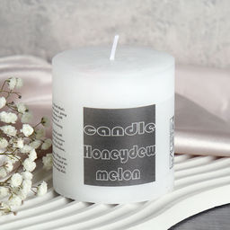 Свеча столбик ароматическая 8 см / ZH-041 /уп 96/ микс (Белый)