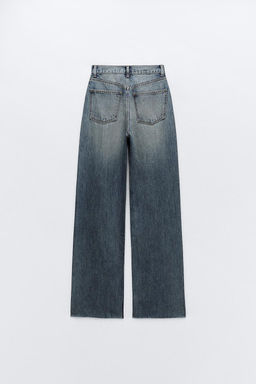 TRF WIDE-LEG HIGH-WAIST JEANS - Zara фото 8