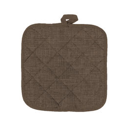2 шт. Прихватка рогожка 18х18 "Vse DOMA" рис 60008-10 Кофе