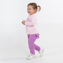 CRB wear/CWNG 70068-44-281 Брюки для девочки, сиреневый/Ex.Cherubino  фото 3