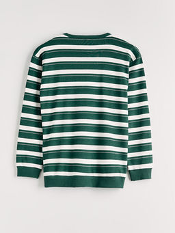 Bisiklet Yaka ?izgili Erkek ?ocuk Ti??rt