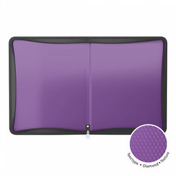 Цена за 4 шт. Папка для тетрадей на молнии пластиковая ErichKrause Diamond Vivid, A4+, ассорти (в пакете по 4 шт.)  фото 8