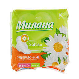 Прокладки Милана Ultra Soft Normal Deo Ромашка, 10 шт/уп  фото 2