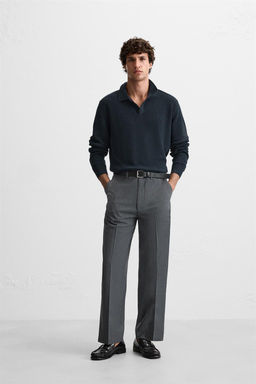 PURL KNIT POLO SHIRT - Zara фото 9